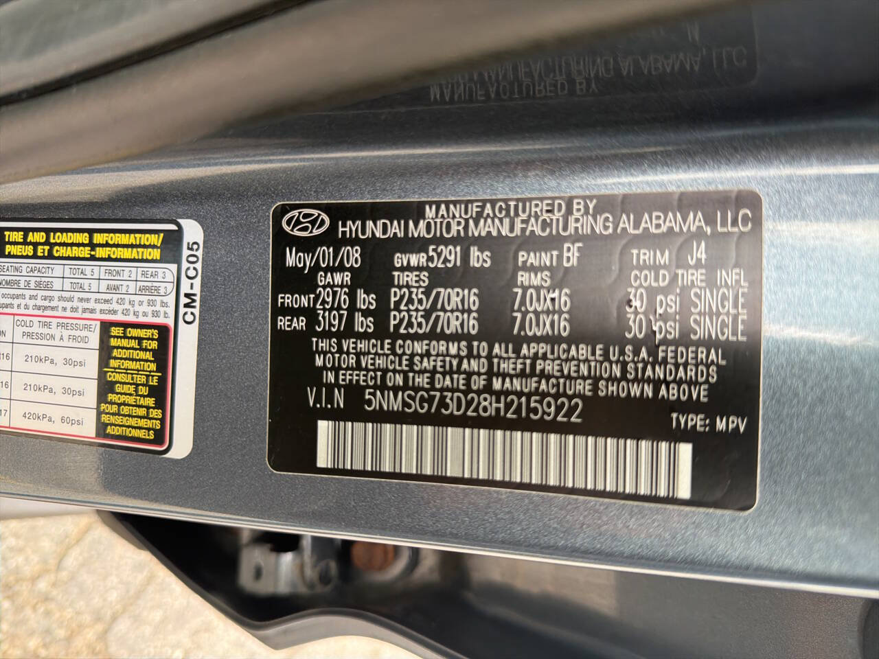 Used 2008 Hyundai Santa Fe GLS AWD/4WD image 35
