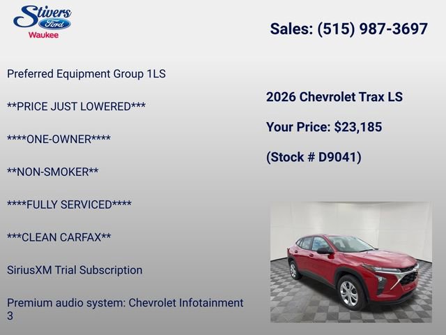 Used 2026 Chevrolet Trax LS FWD image 8