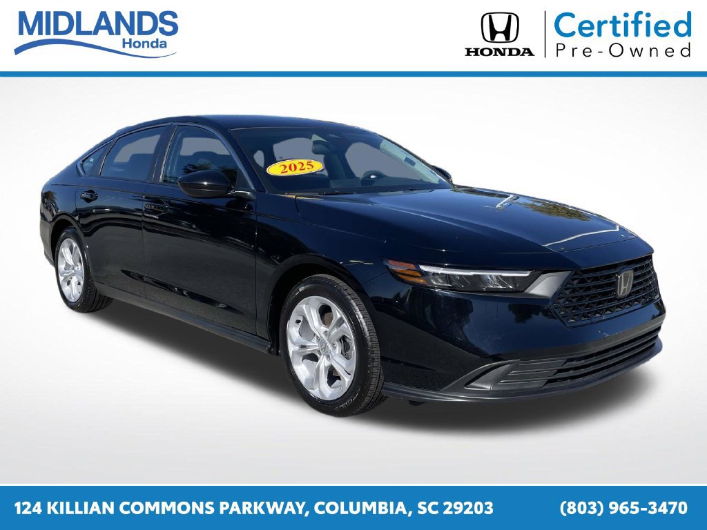 Certified 2025 Honda Accord LX