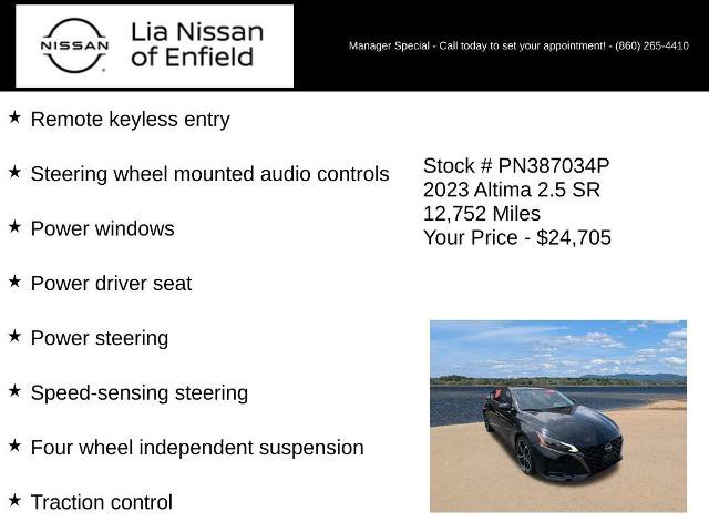 Certified 2023 Nissan Altima 2.5 SR AWD/4WD image 10