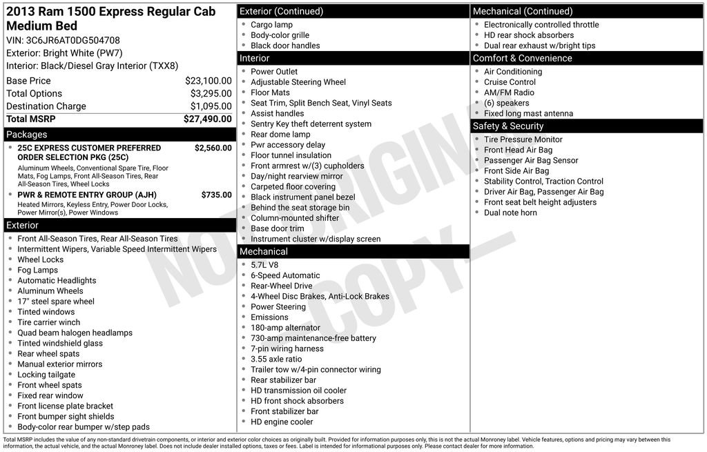 Used 2013 RAM 1500 Express RWD image 4