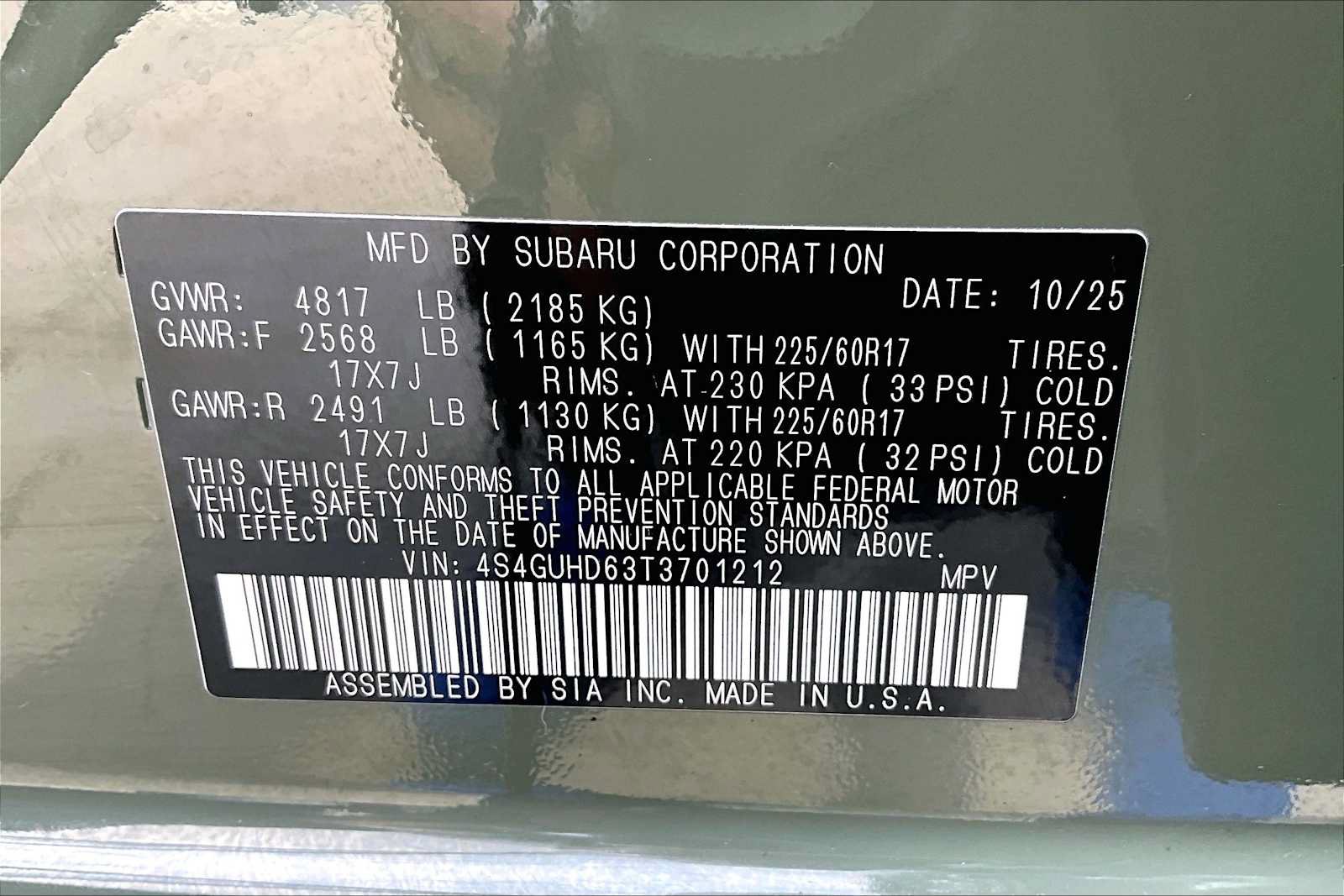 Certified 2026 Subaru Crosstrek 2.5i Premium AWD/4WD image 34