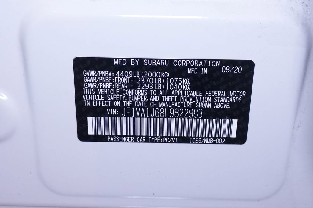 Used 2020 Subaru WRX Limited image 43