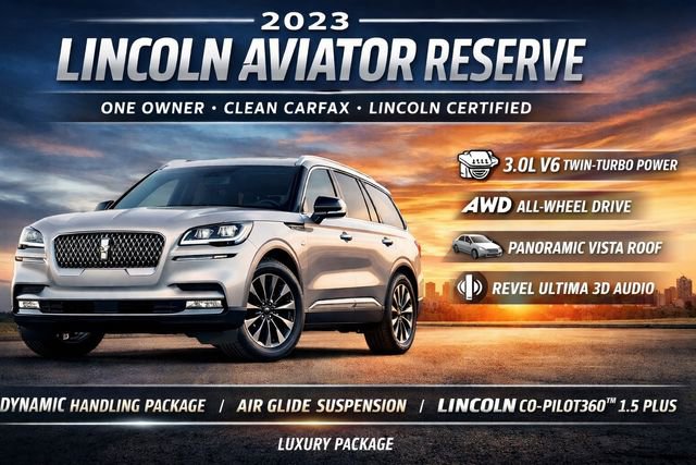 Used 2023 Lincoln Aviator Reserve w/ Equipment Group 201A image 3