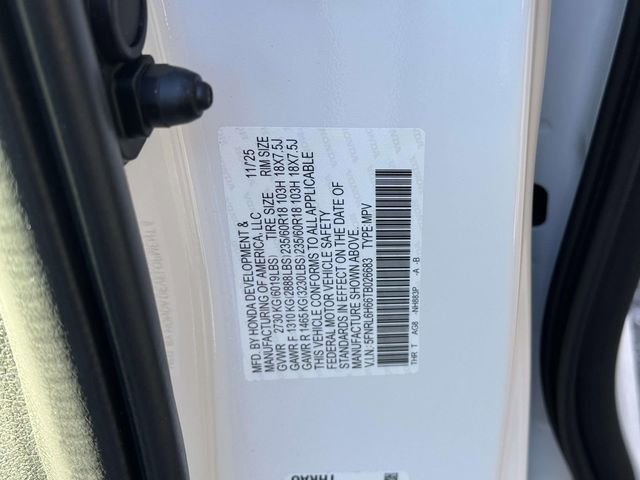 New 2026 Honda Odyssey EX-L image 16