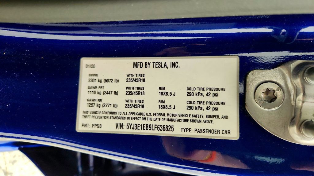 Used 2020 Tesla Model 3 Long Range image 24