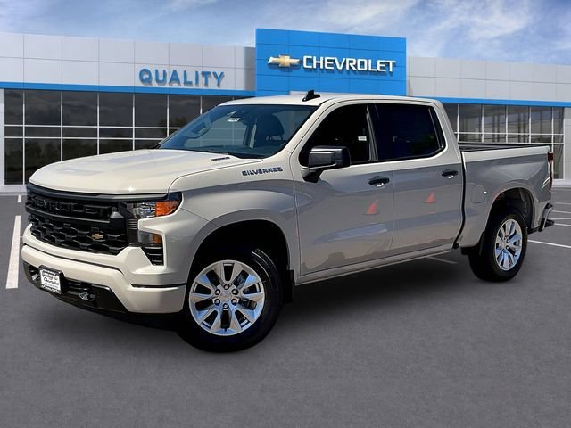 New 2026 Chevrolet Silverado 1500 Custom w/ Turbomax Blackout Package RWD image 2