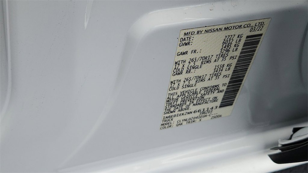 Used 2022 Nissan Frontier PRO-4X image 26