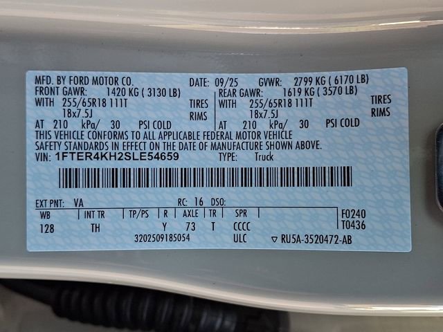 Used 2025 Ford Ranger Lariat w/ FX4 Off-Road Package image 27