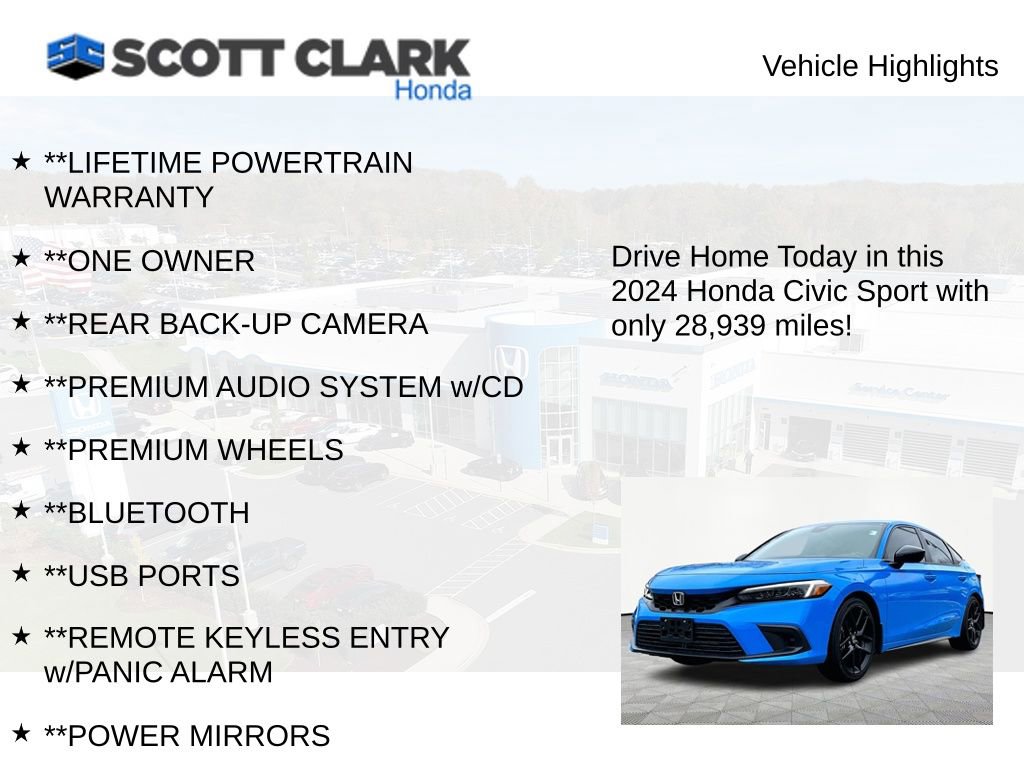 Used 2024 Honda Civic Sport image 11