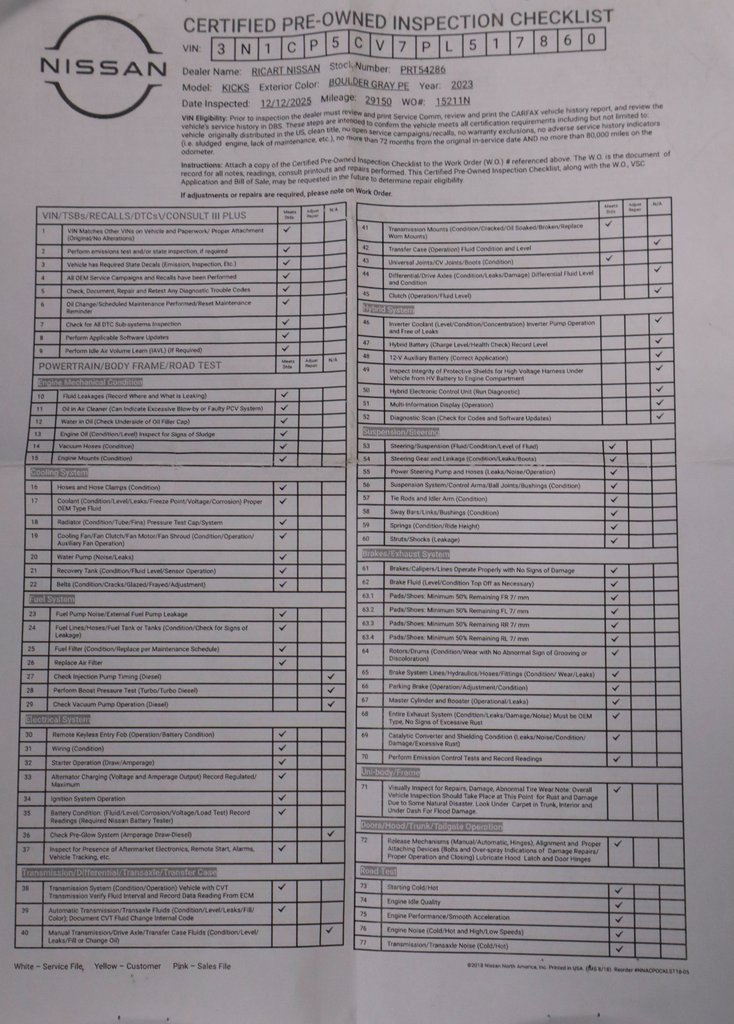 Used 2023 Nissan Kicks SV image 4