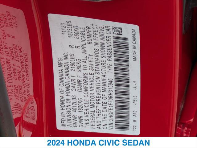 Used 2024 Honda Civic EX image 26