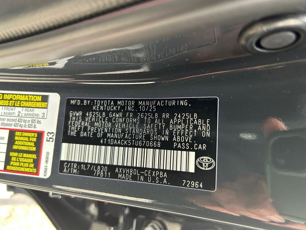 Used 2026 Toyota Camry XSE FWD image 36