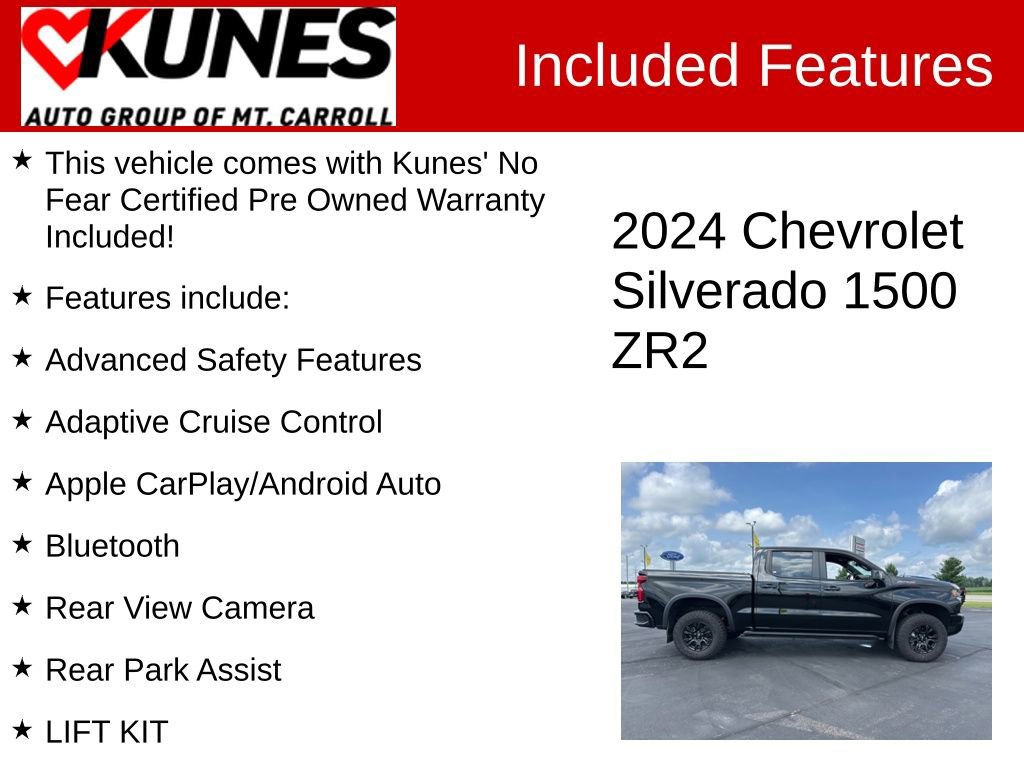 Used 2024 Chevrolet Silverado 1500 ZR2 w/ Technology Package image 3
