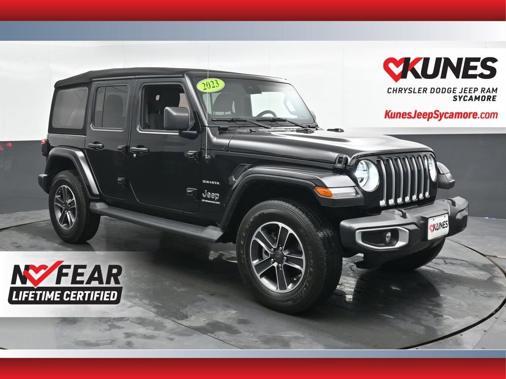 Used 2023 Jeep Wrangler Sahara w/ LED Lighting Group video 1