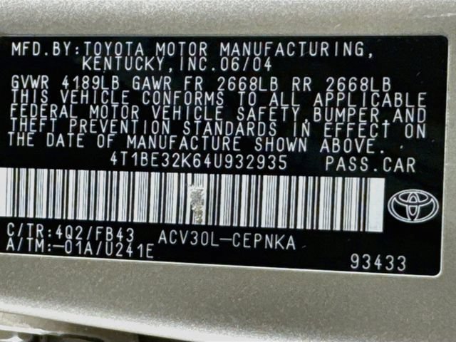 Used 2004 Toyota Camry LE FWD image 31
