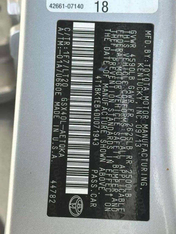 Used 2013 Toyota Avalon XLE Touring image 42