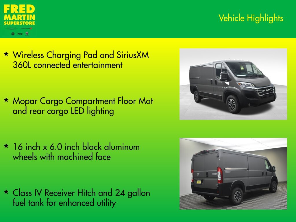 New 2026 RAM ProMaster 1500 w/ Quick Order Package 22G SLT FWD image 14