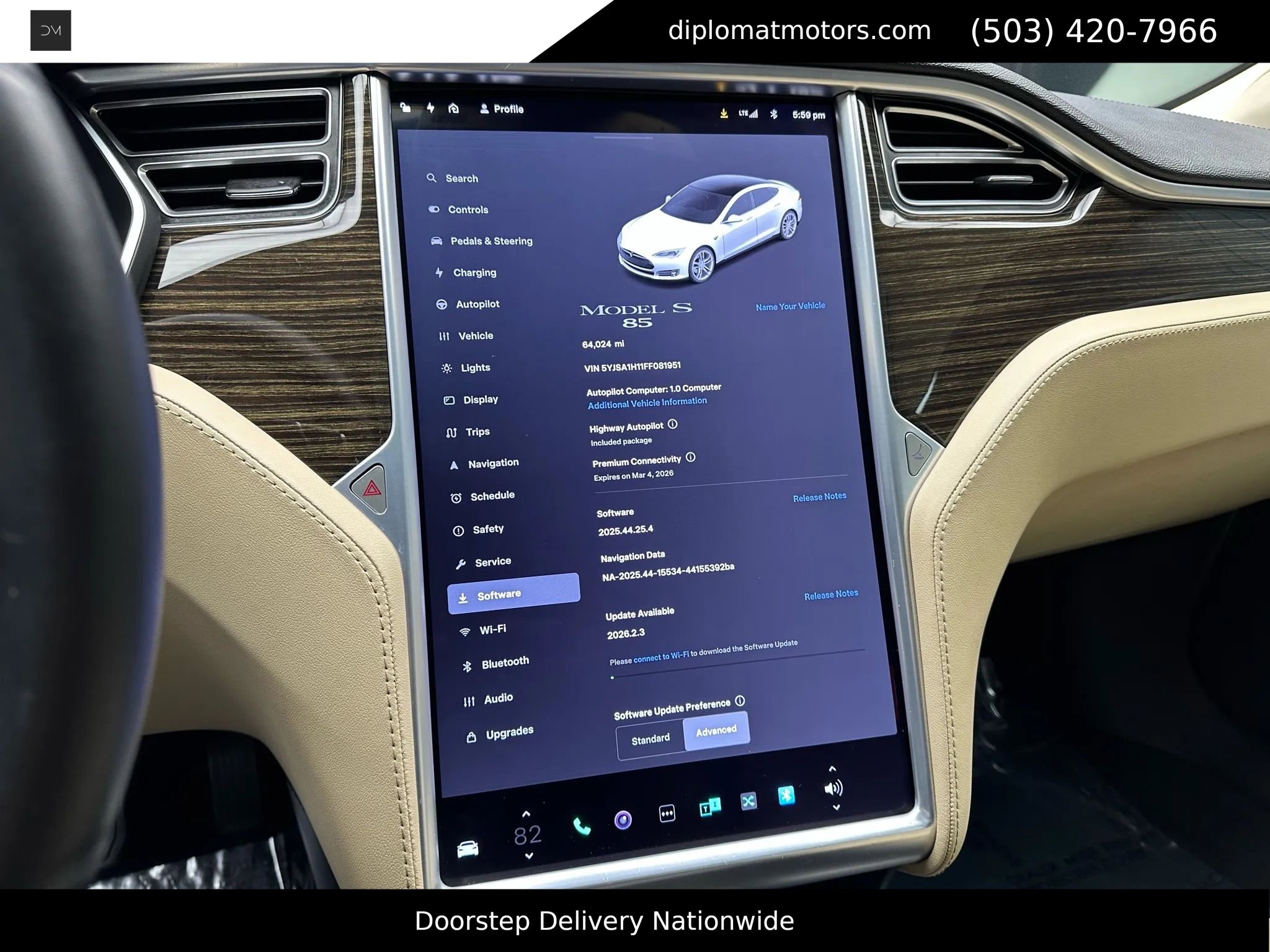 Used 2015 Tesla Model S 85 image 33