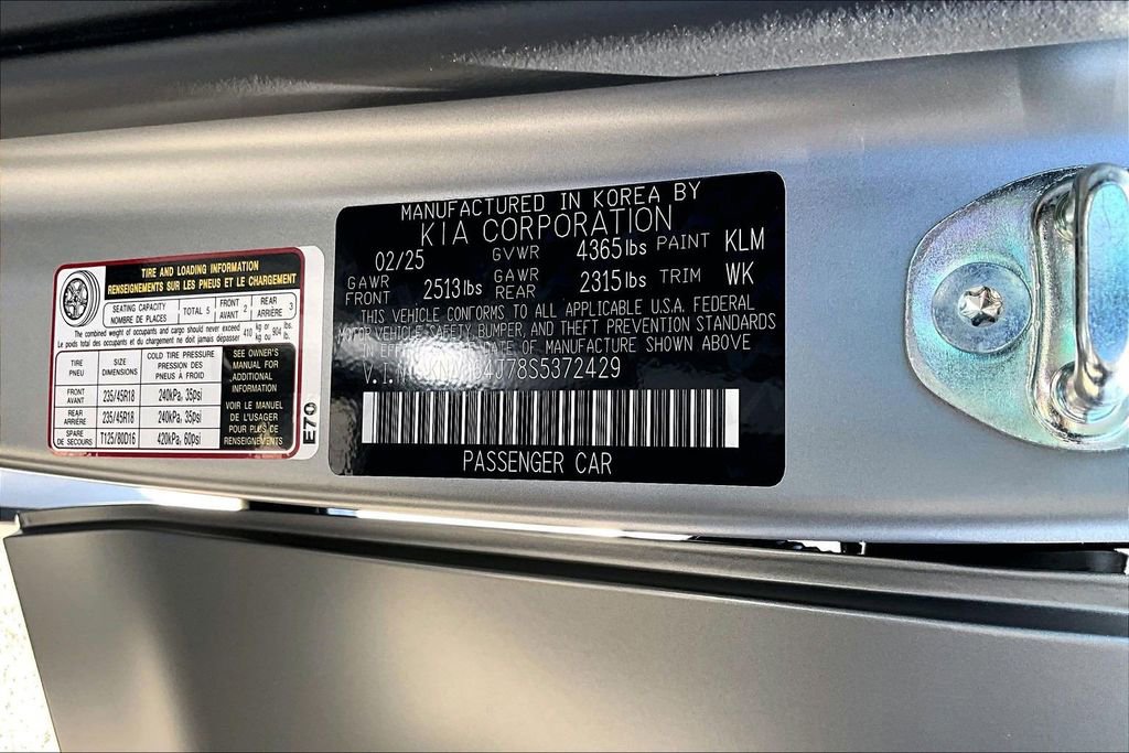 Certified 2025 Kia K5 GT-Line FWD image 16