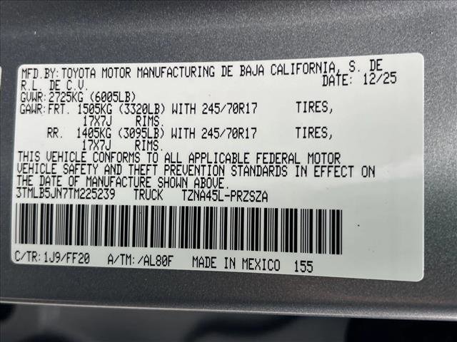 New 2026 Toyota Tacoma SR5 image 20