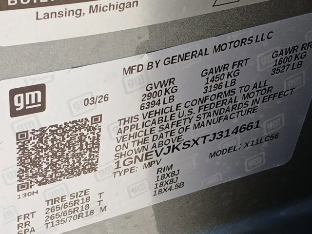 New 2026 Chevrolet Traverse Z71 w/ Enhanced Driving Package AWD/4WD image 19