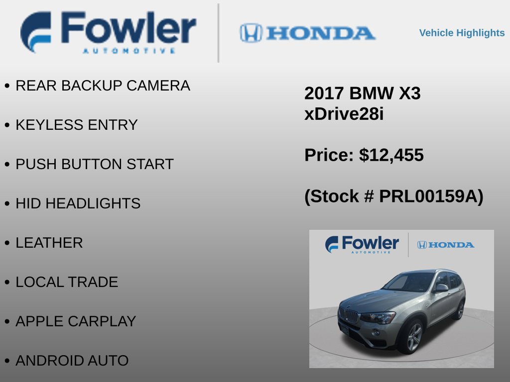 Used 2017 BMW X3 xDrive28i AWD/4WD image 4