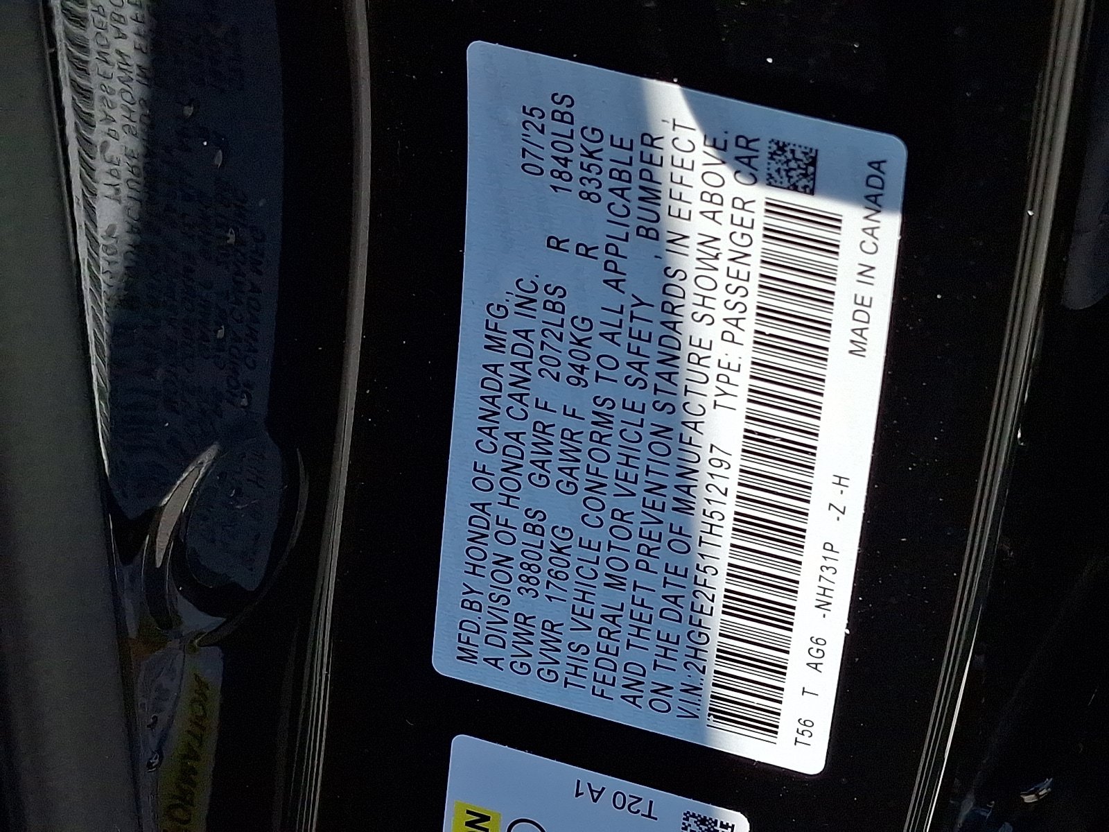 Certified 2026 Honda Civic Sport image 28