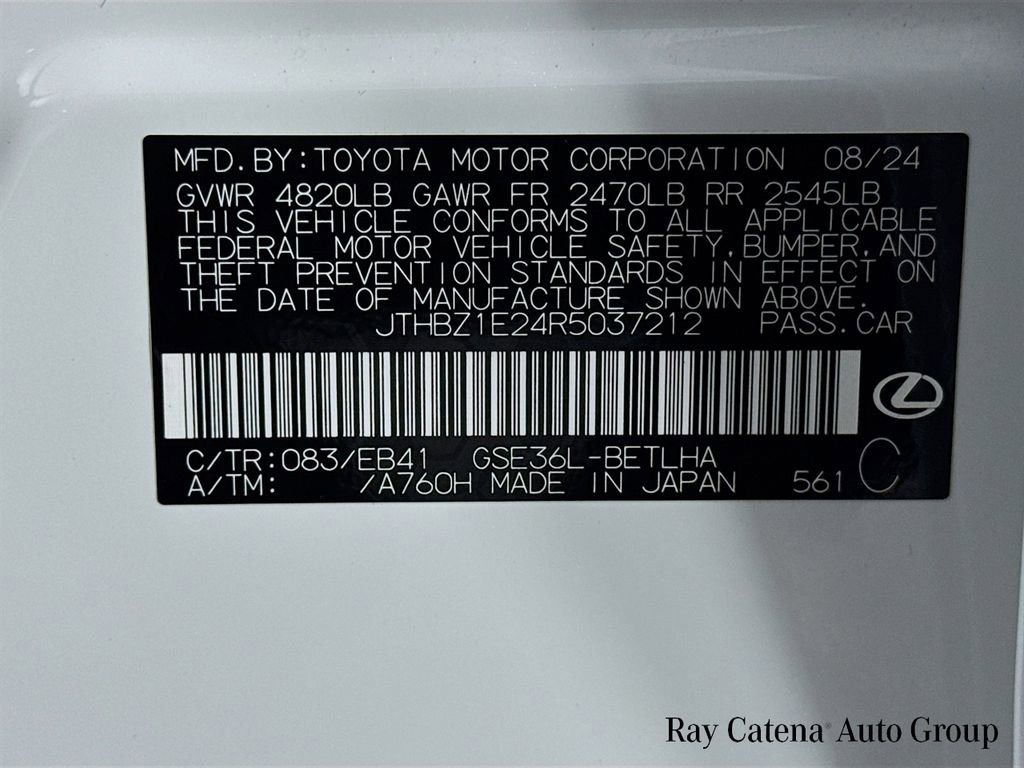 Certified 2024 Lexus IS 350 F Sport w/ Accessory Package 2 AWD/4WD image 34