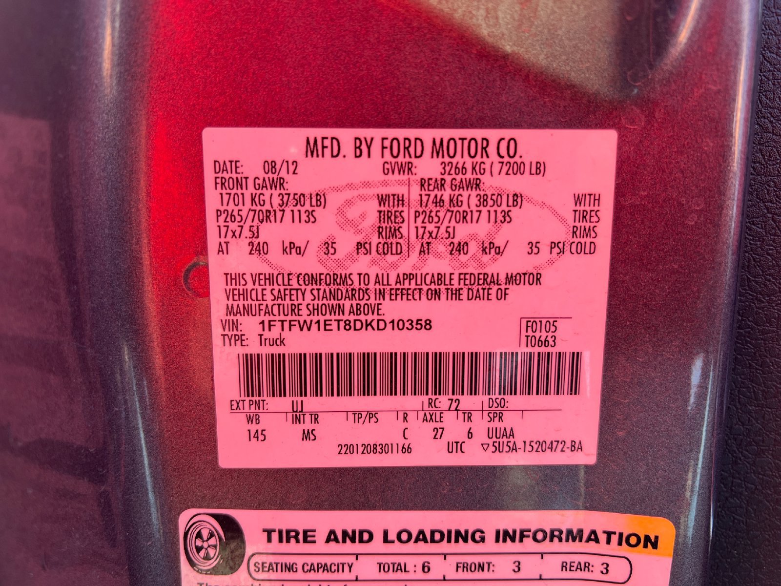Used 2013 Ford F150 XLT AWD/4WD image 3