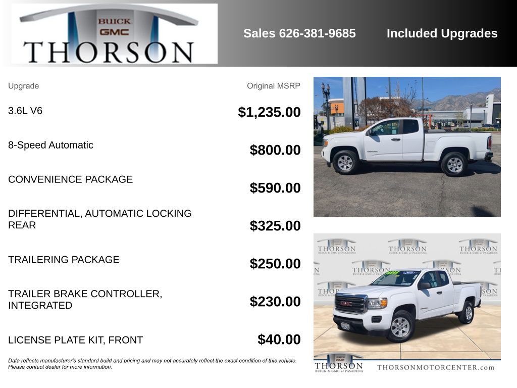 Used 2018 GMC Canyon W/T w/ Convenience Package image 6