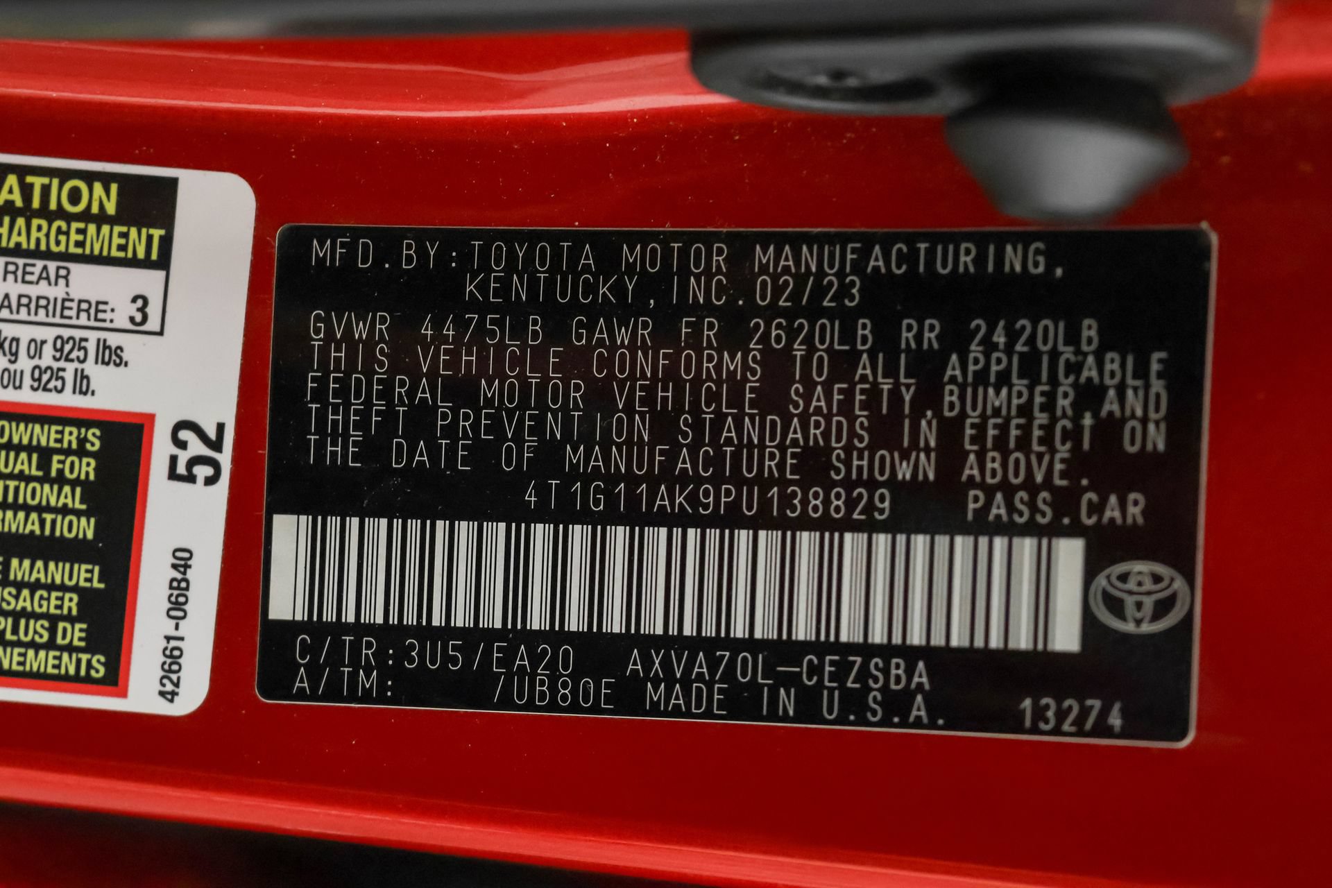 Used 2023 Toyota Camry SE FWD image 48
