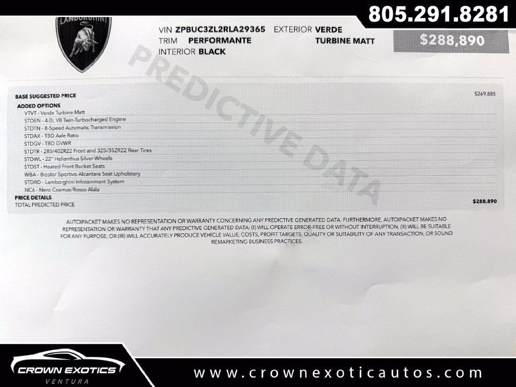 Used 2024 Lamborghini Urus Performante AWD/4WD image 32