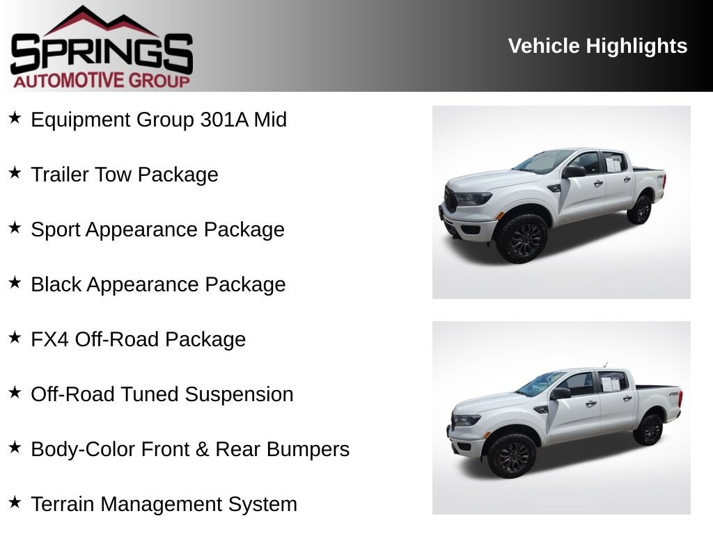 Used 2023 Ford Ranger XLT w/ Equipment Group 301A Mid AWD/4WD image 2