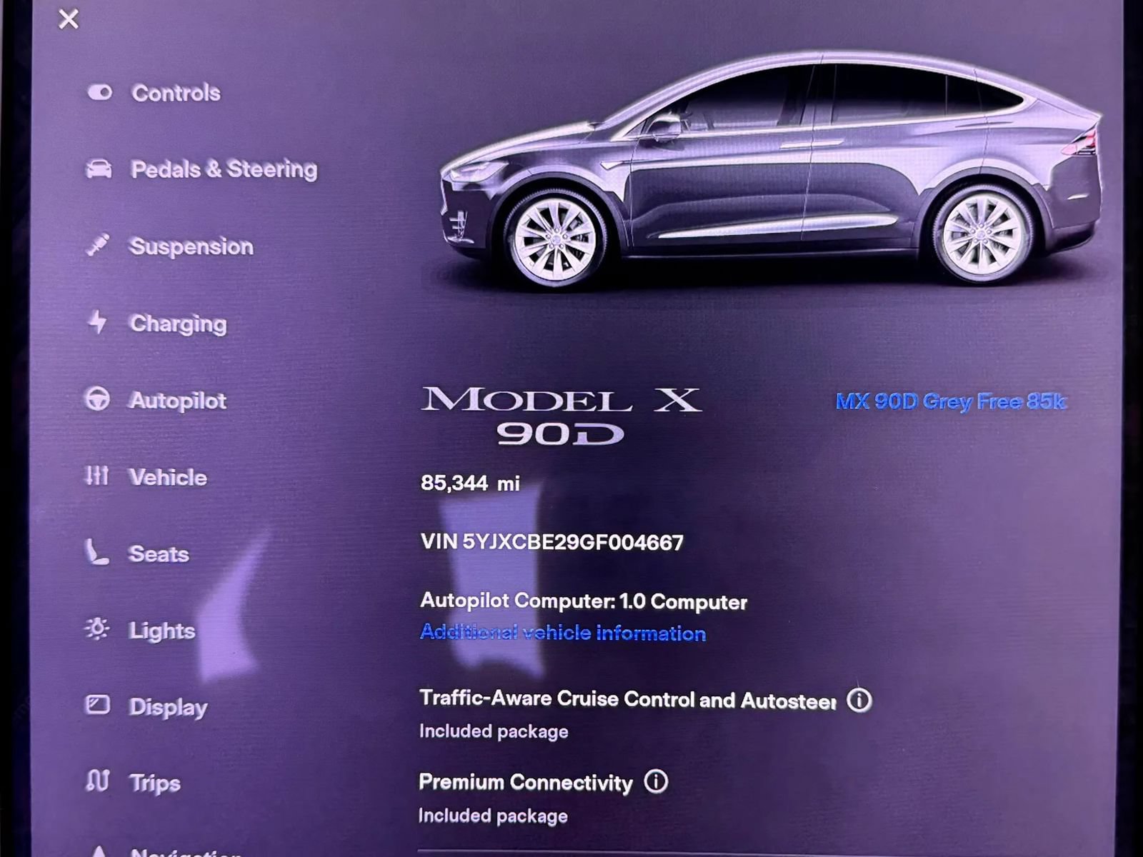 Used 2016 Tesla Model X 90D AWD/4WD image 16