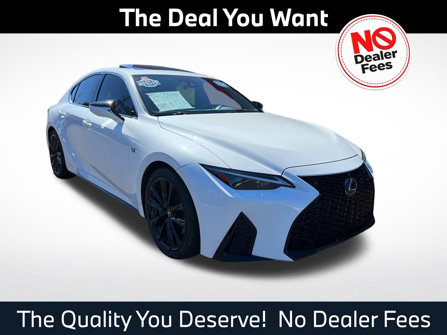 Used 2023 Lexus IS 350 F Sport w/ Navigation Package RWD image 1