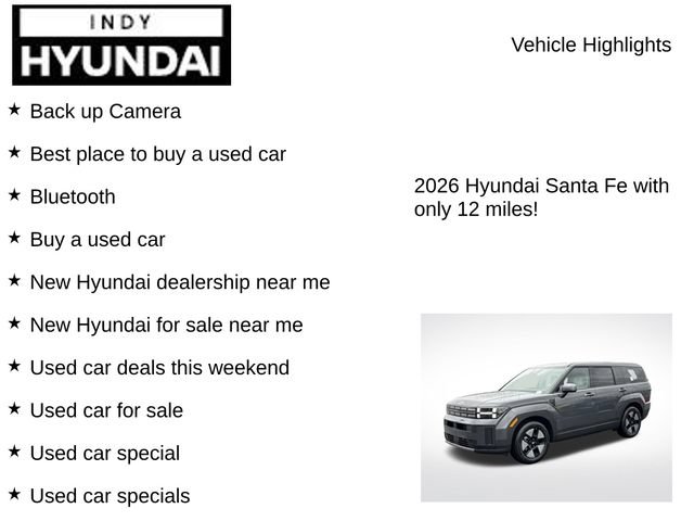 New 2026 Hyundai Santa Fe SE AWD/4WD image 7