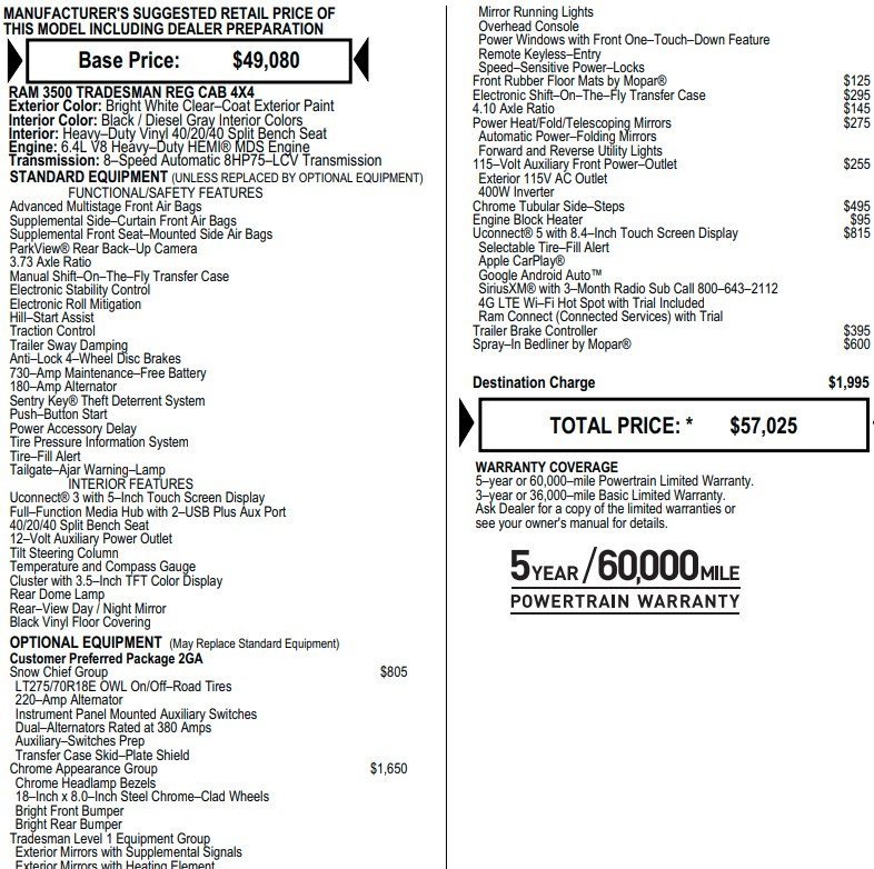Used 2024 RAM 3500 Tradesman image 2