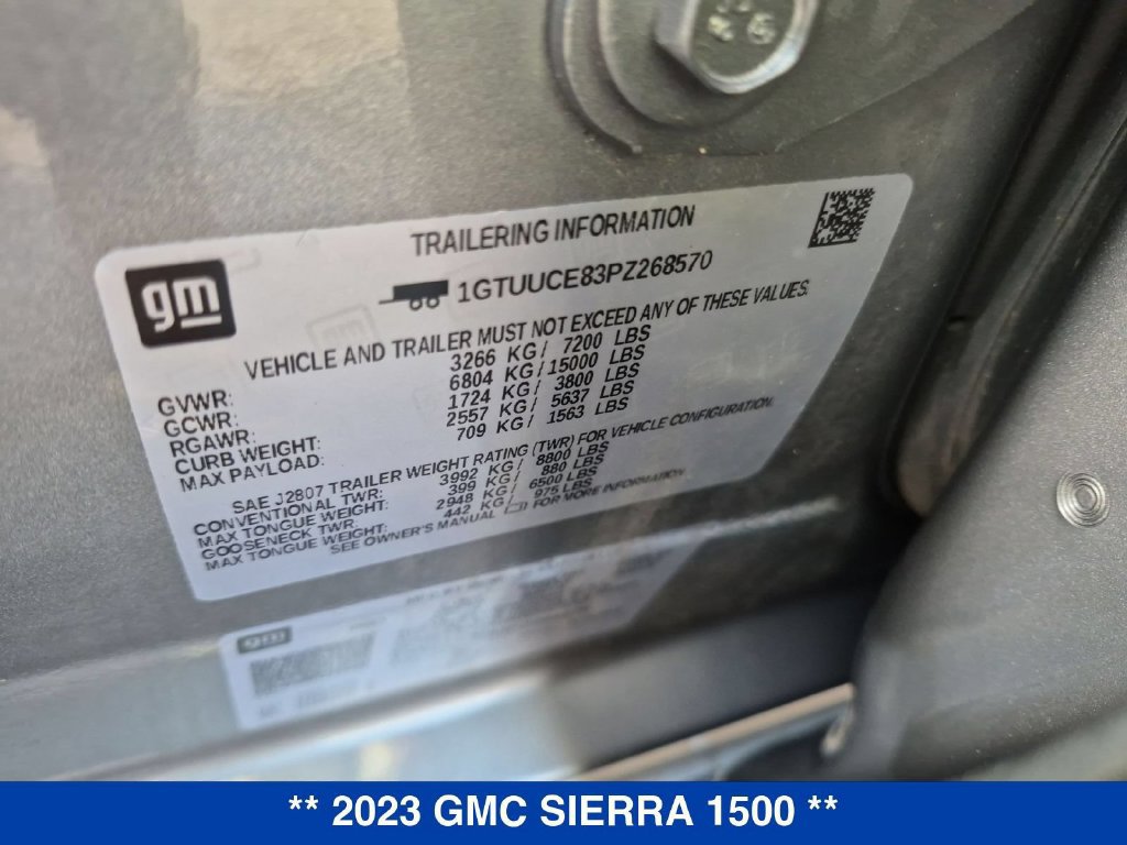 Used 2023 GMC Sierra 1500 Elevation w/ Elevation Premium Package AWD/4WD image 34