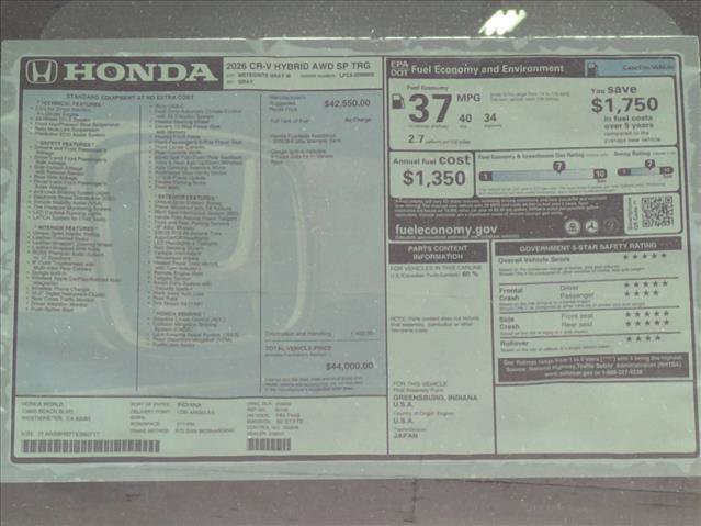 New 2026 Honda CR-V Sport Touring image 18