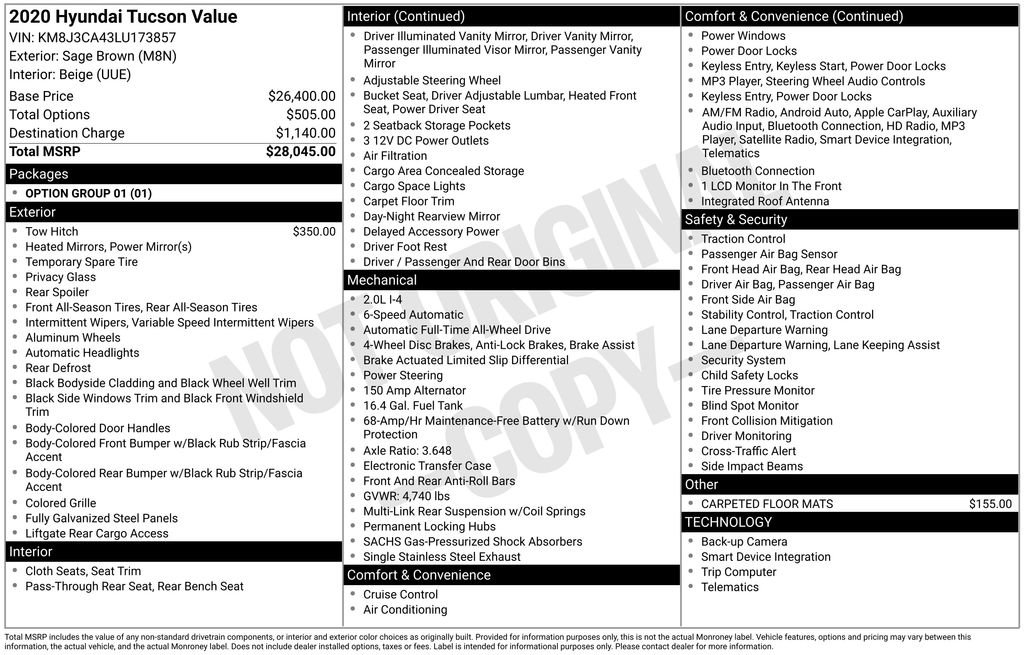 Used 2020 Hyundai Tucson Value image 28