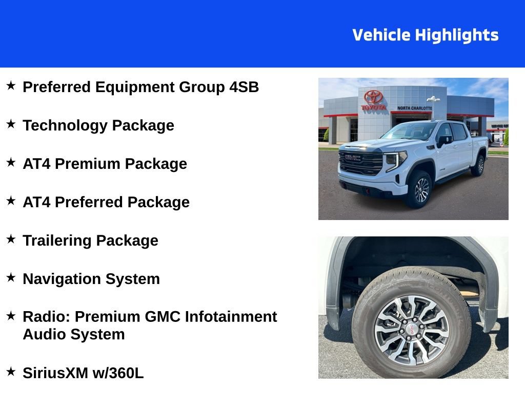 Used 2023 GMC Sierra 1500 AT4 w/ AT4 Premium Package AWD/4WD image 4
