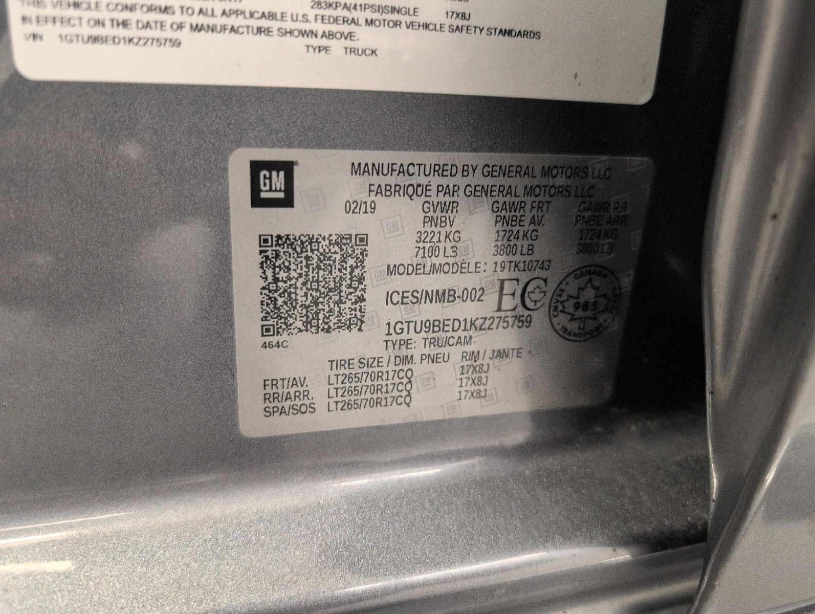 Used 2019 GMC Sierra 1500 SLE AWD/4WD image 27