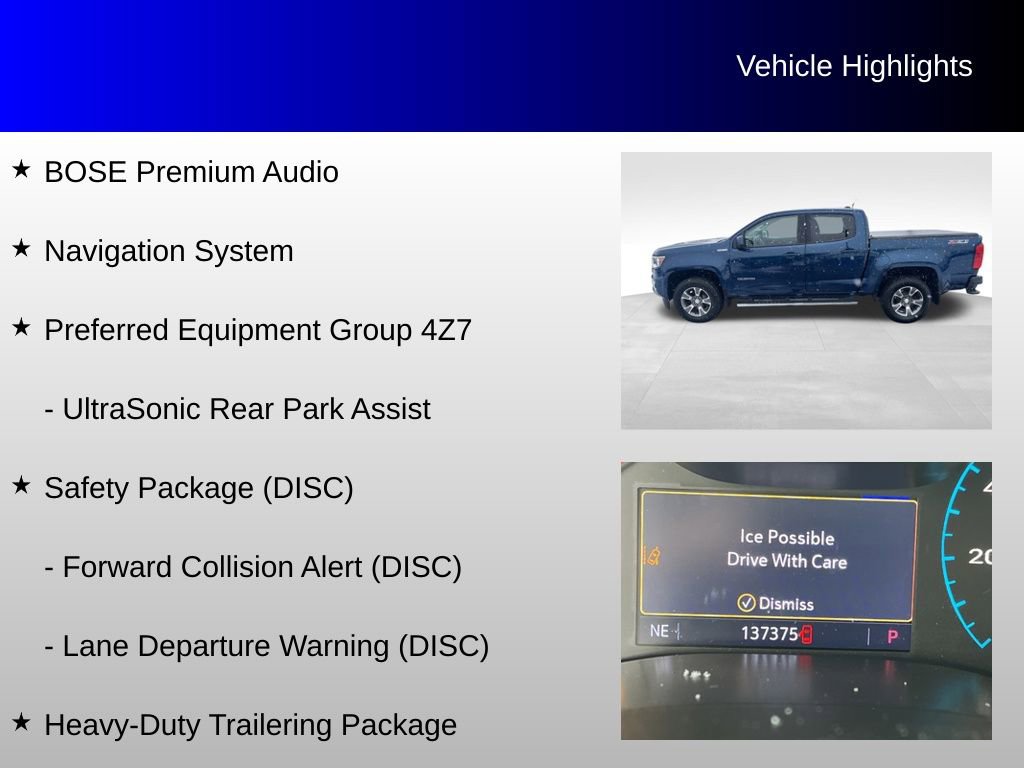 Used 2020 Chevrolet Colorado Z71 w/ Safety Package image 8