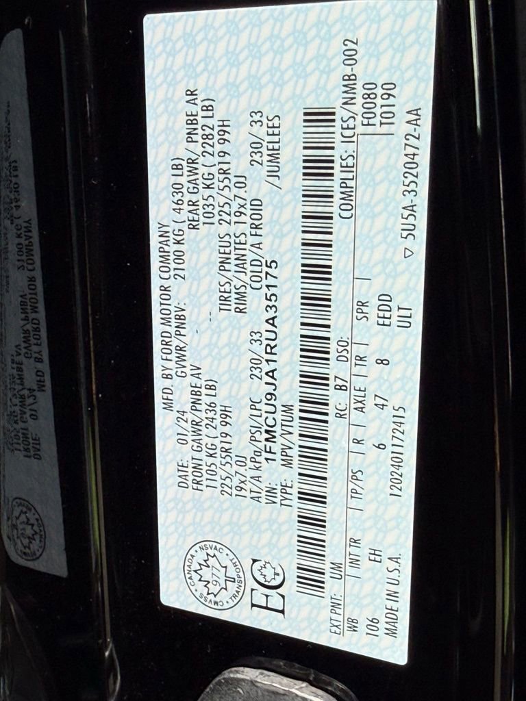 Used 2024 Ford Escape Platinum image 44