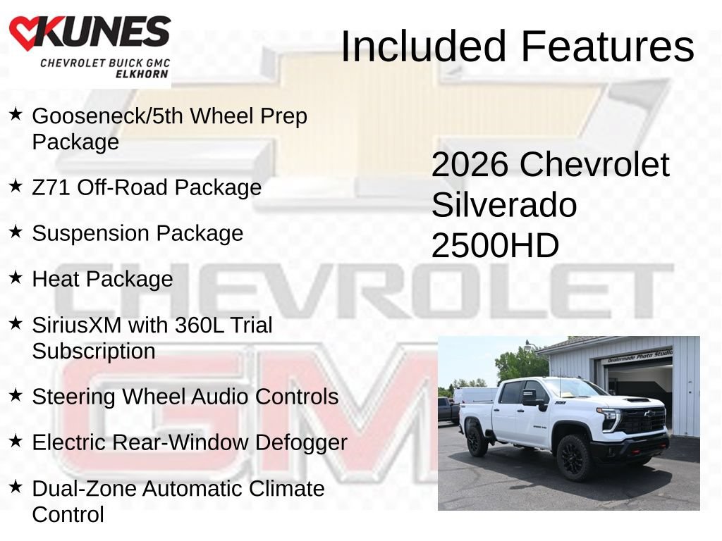 New 2026 Chevrolet Silverado 2500 LT w/ Trail Boss Package AWD/4WD image 3