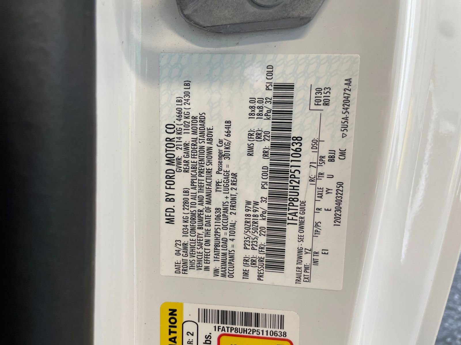 Used 2023 Ford Mustang Premium image 28