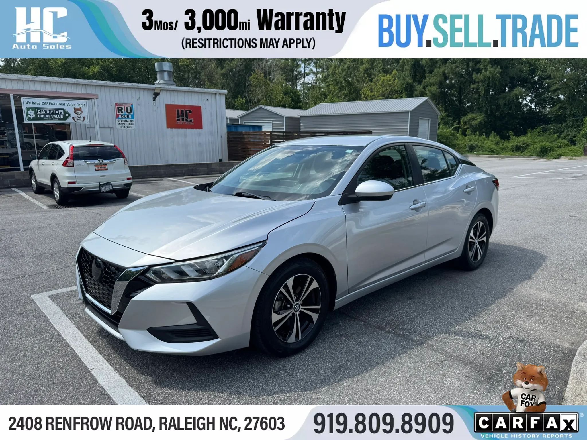 Used 2021 Nissan Sentra SV