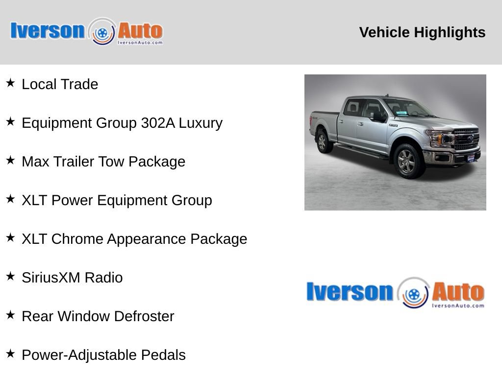 Used 2020 Ford F150 XLT w/ Equipment Group 302A Luxury AWD/4WD image 2