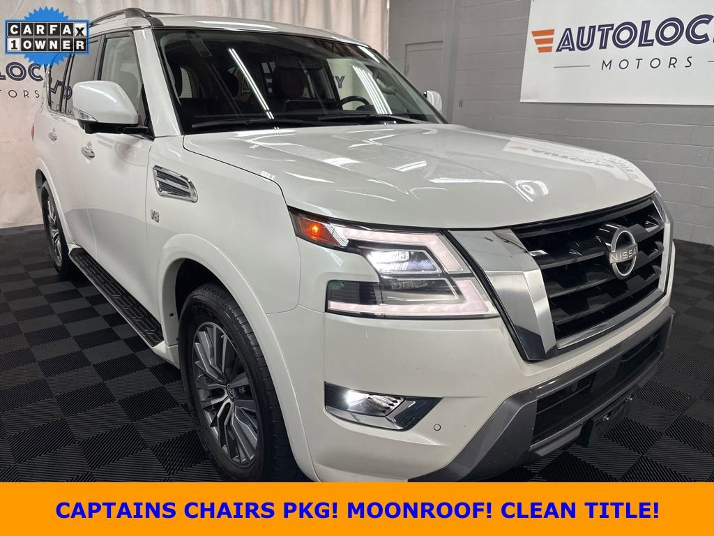 Used 2022 Nissan Armada SL w/ Captain's Chairs Package image 1